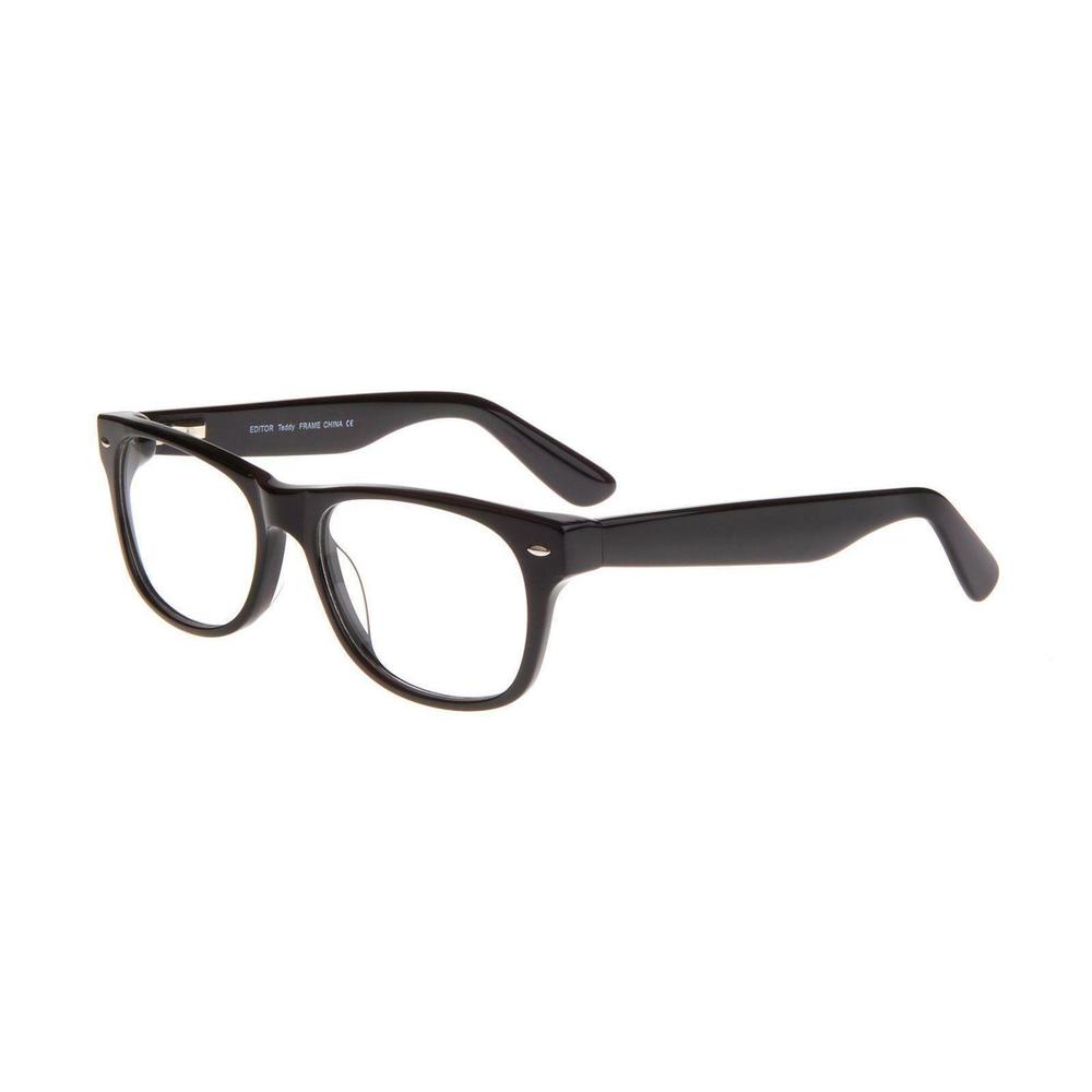 New Editor Eyewear Black TEDDY Eyeglasses 53/17/145